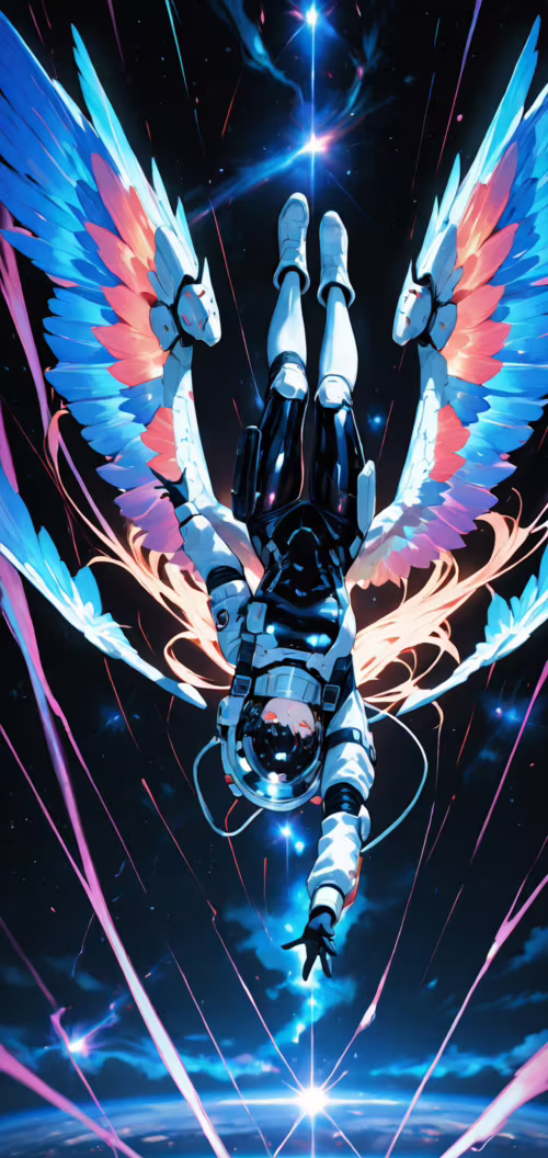 Fujimaru Ritsuka, personnage de Fate/Grand Order, est représenté ici en astronaute,... Alcatel 1SE