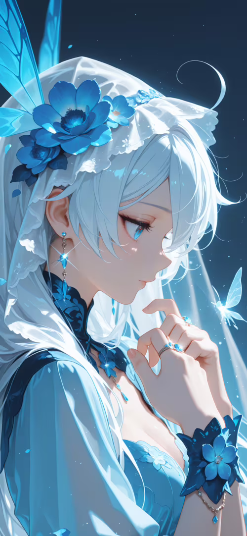 Une illustration de style manga représentant Kiana Kaslana, une jeune femme aux longs... Xiaomi Redmi Note 8