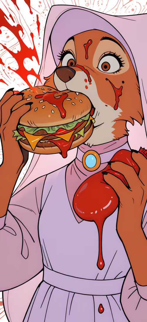 Une illustration de Marianne, le renard du film « Robin des Bois » de Disney, qui... Motorola G7 Power