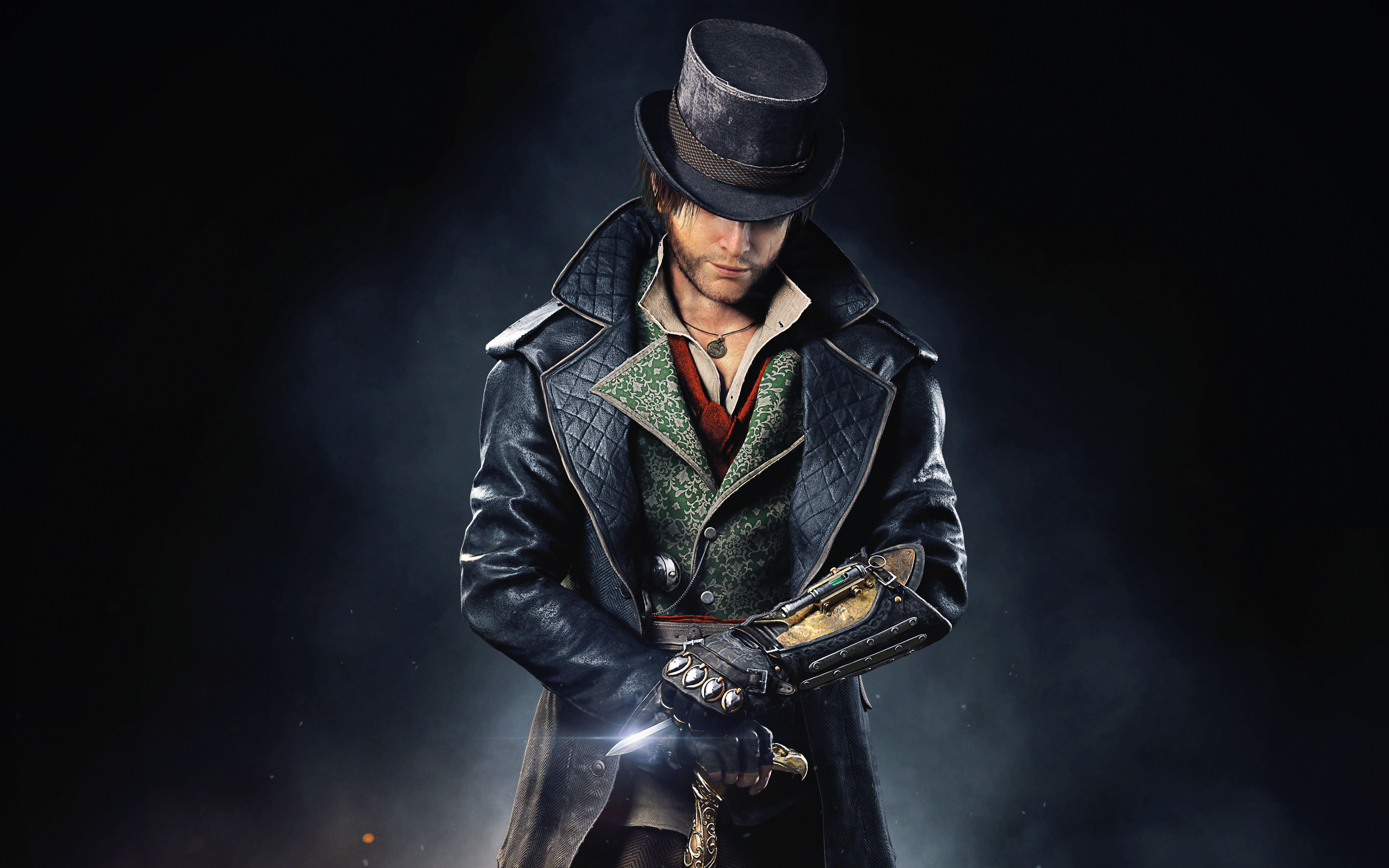 Un gros plan de Jacob Frye, tiré du jeu vidéo Assassin's Creed Syndicate.