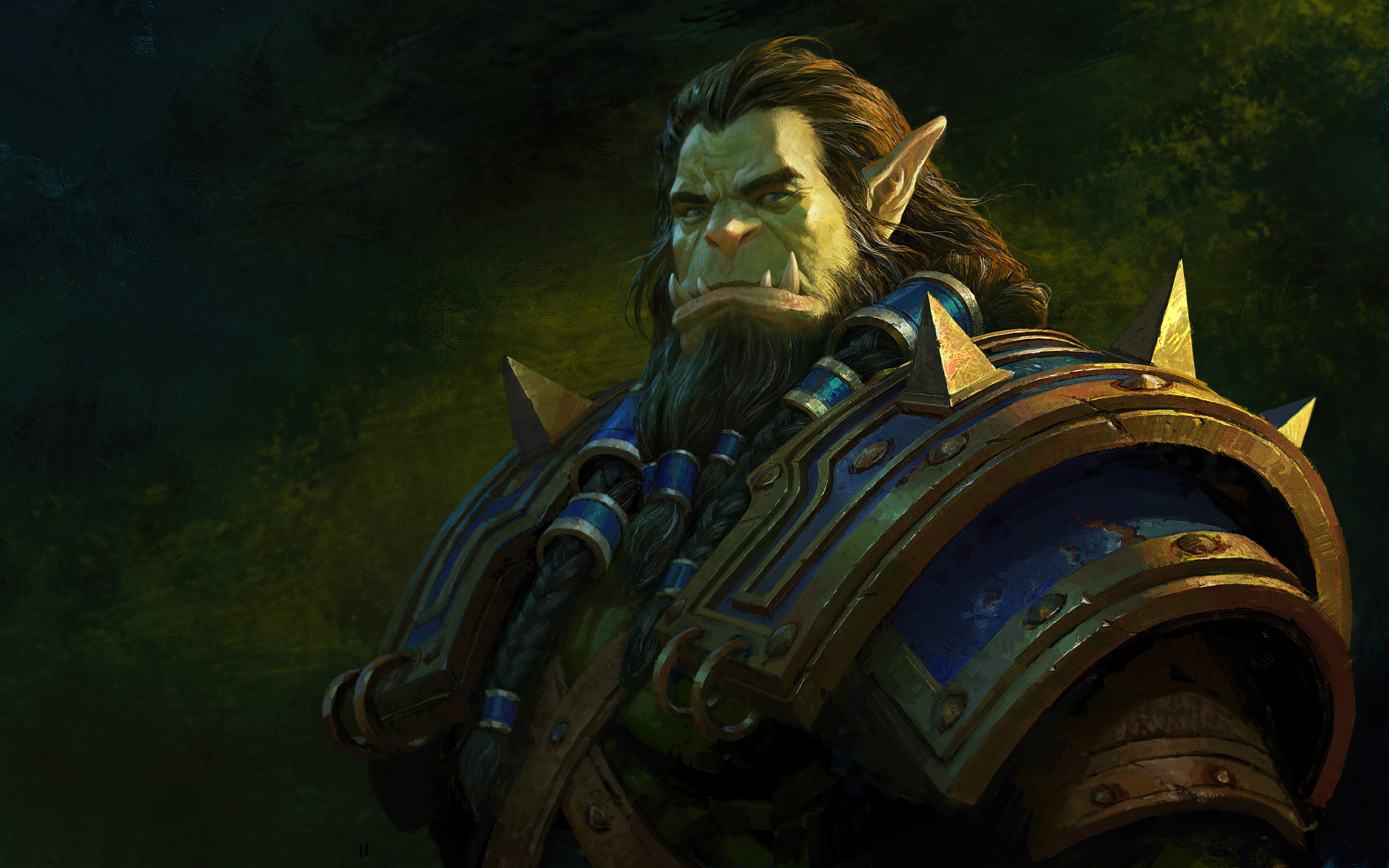 Thrall, le chaman orc emblématique de World of Warcraft.