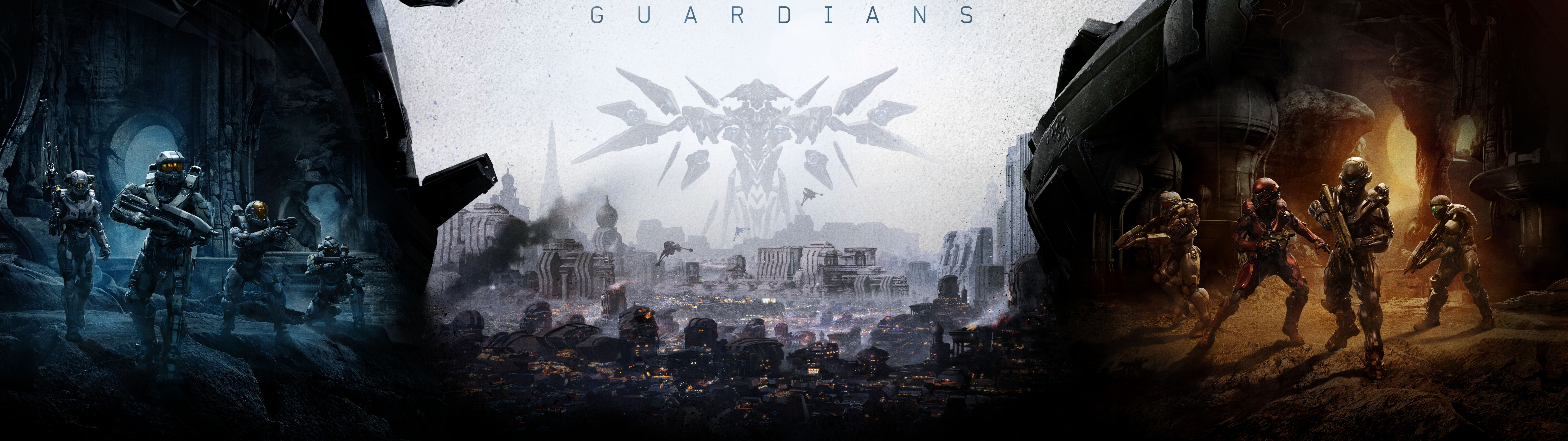 Le Master Chief, vêtu de son armure MJOLNIR verte caractéristique, tirée de la série de jeux vidéo Halo.