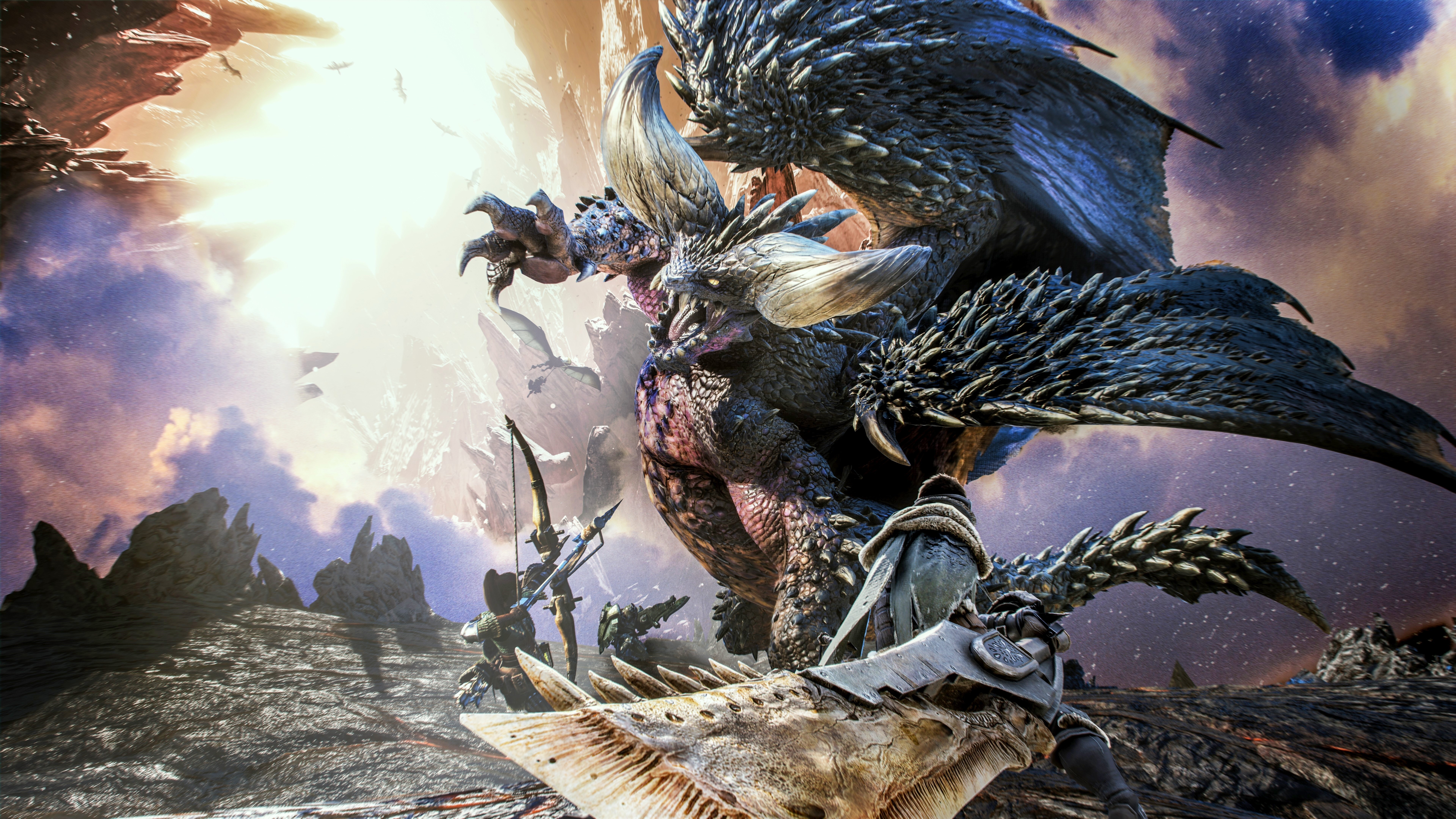 Le Dragon Ancien Nergigante, tiré du jeu vidéo Monster Hunter: World.