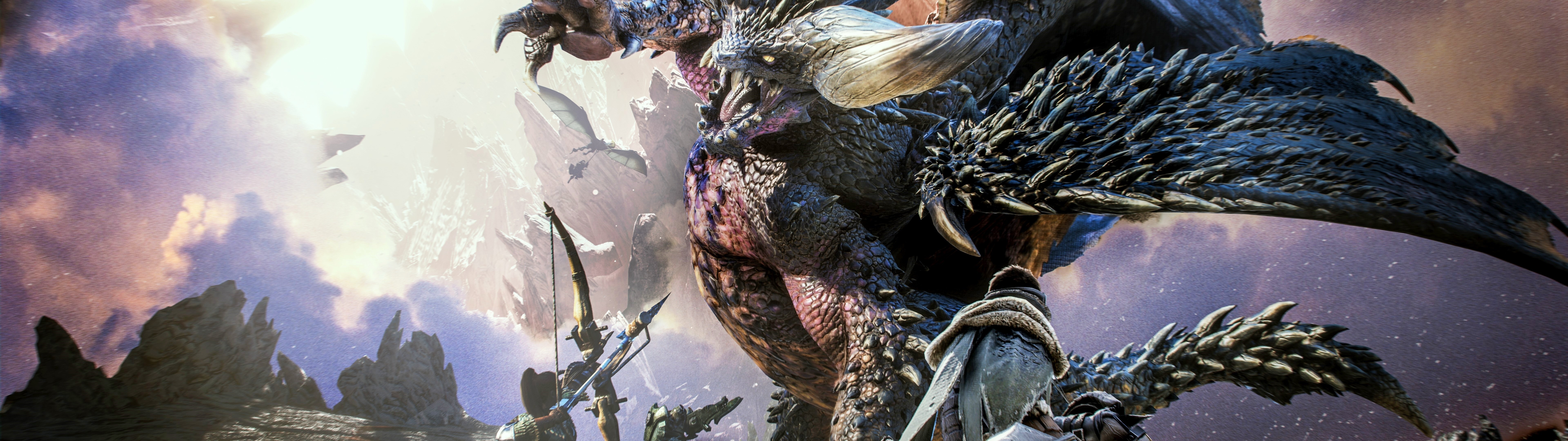 Une représentation saisissante du Dragon Ancien, Nergigante, tirée du jeu vidéo Monster Hunter World.