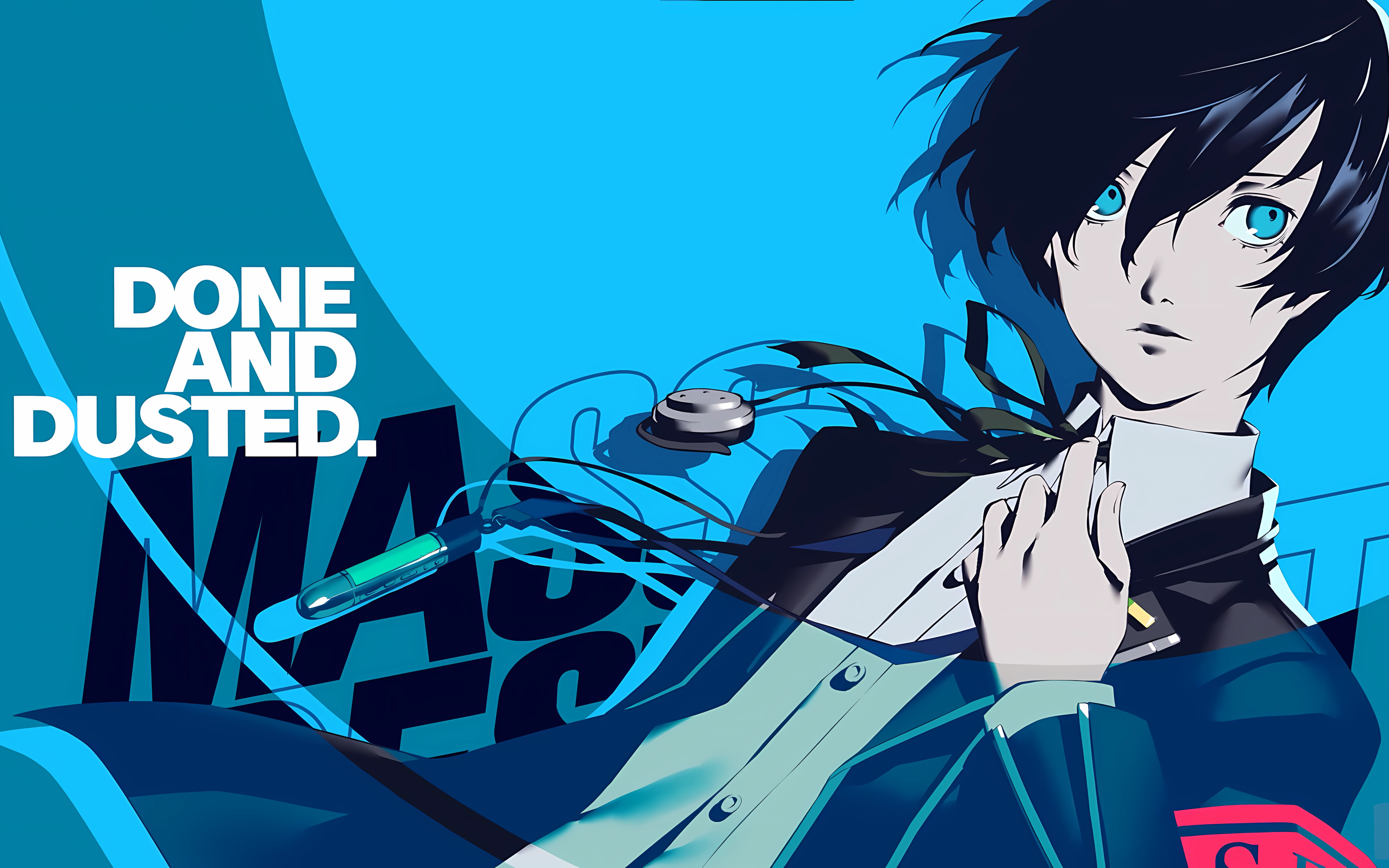 Une représentation de haute qualité de Makoto Yuki, tirée du jeu vidéo Persona 3 Reload.